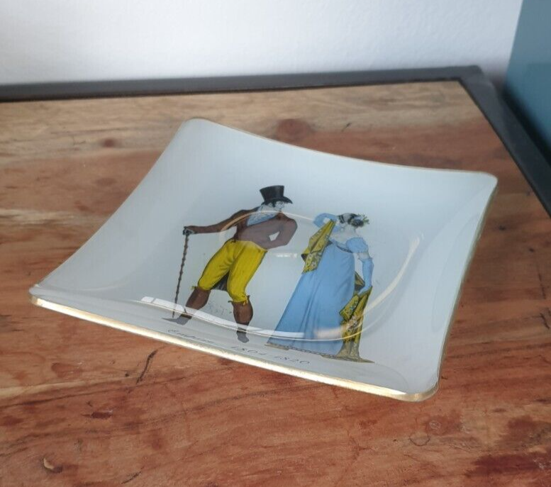 Vintage Costume History Trinket Dishes
