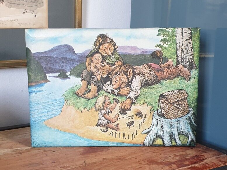 Vintage ROLF LIDBERG Trolls Jewellery Box