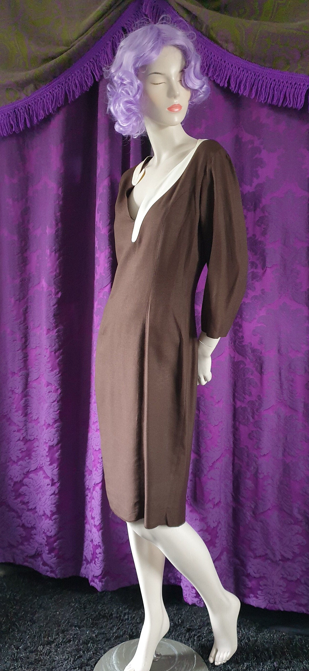 MOSCHINO Couture 1989 Question Mark Dress
