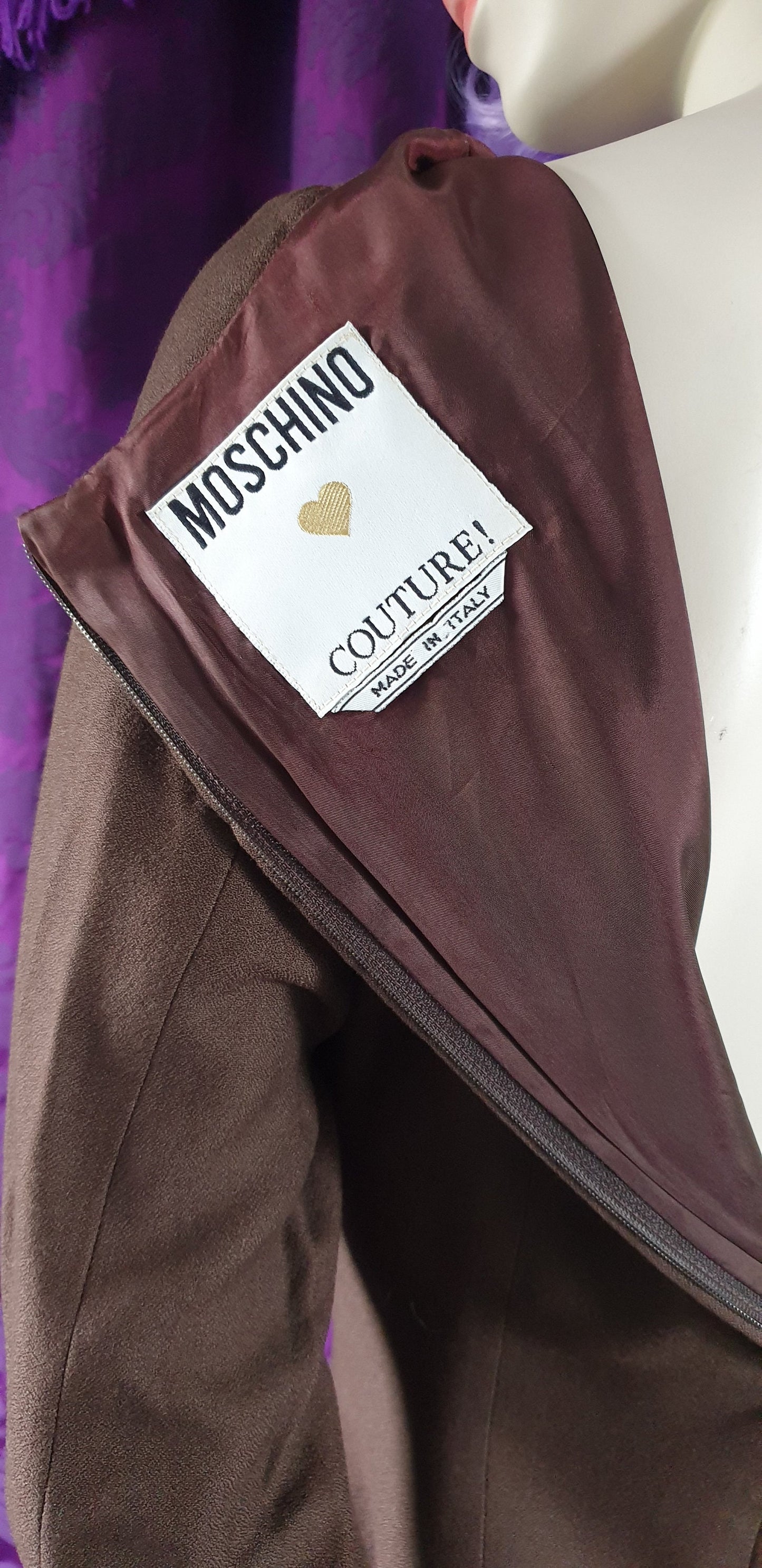 MOSCHINO Couture 1989 Question Mark Dress