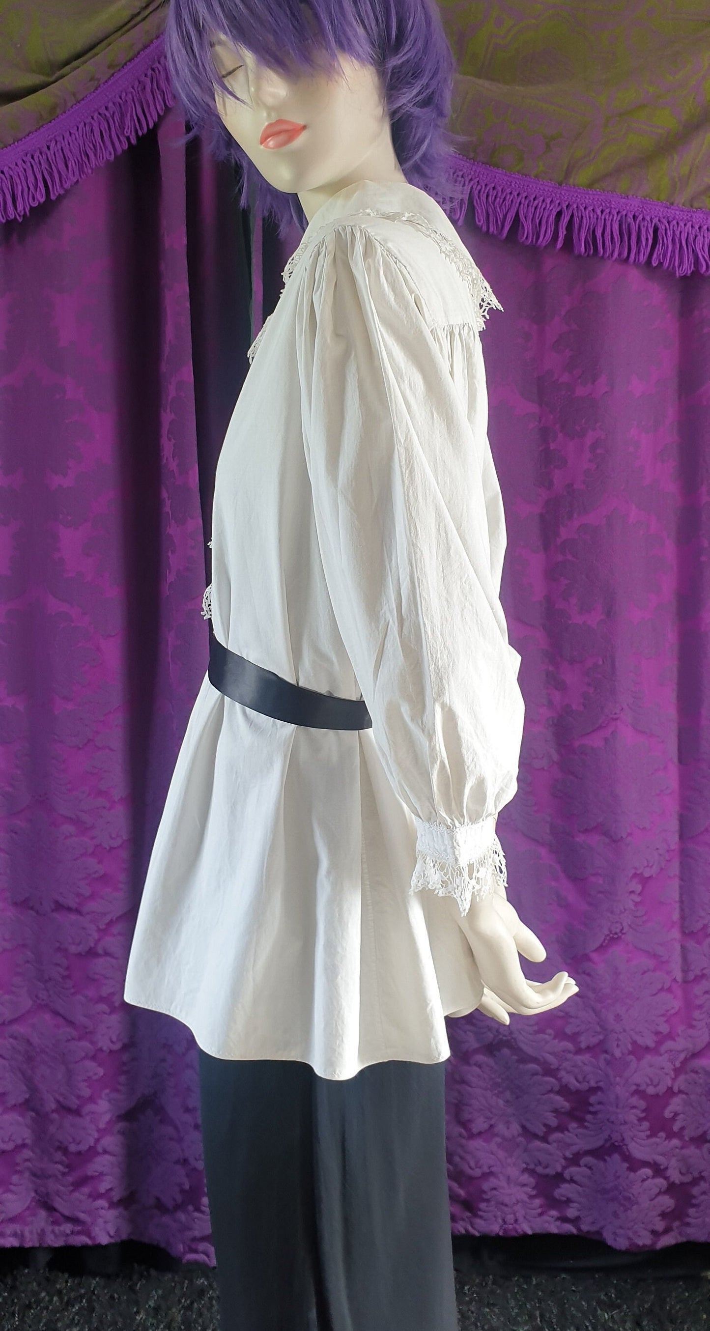 Victorian Frilled Gothic Romance Blouse