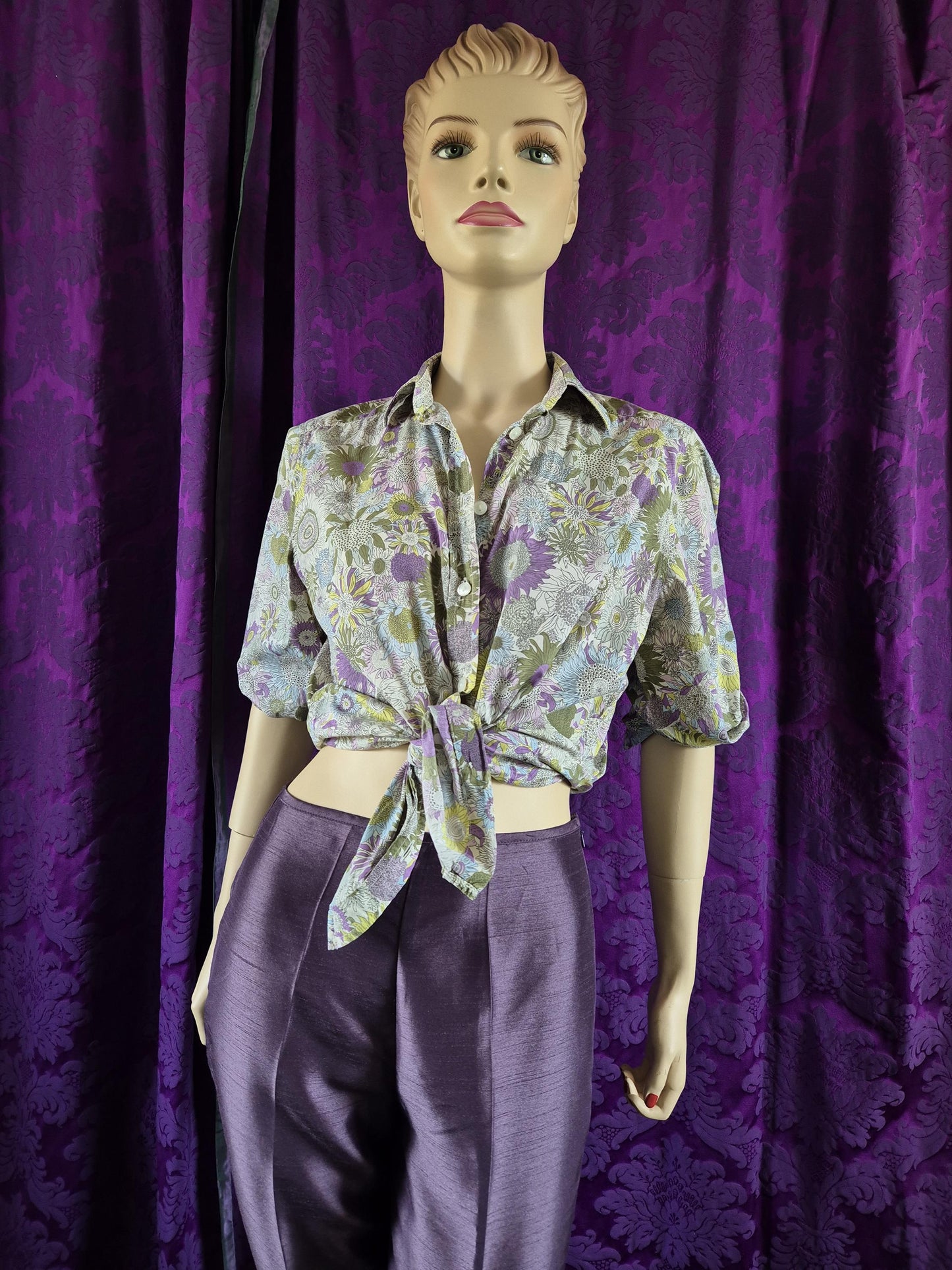 Vintage LIBERTY Floral Shirt by James Meade Shirtmakers