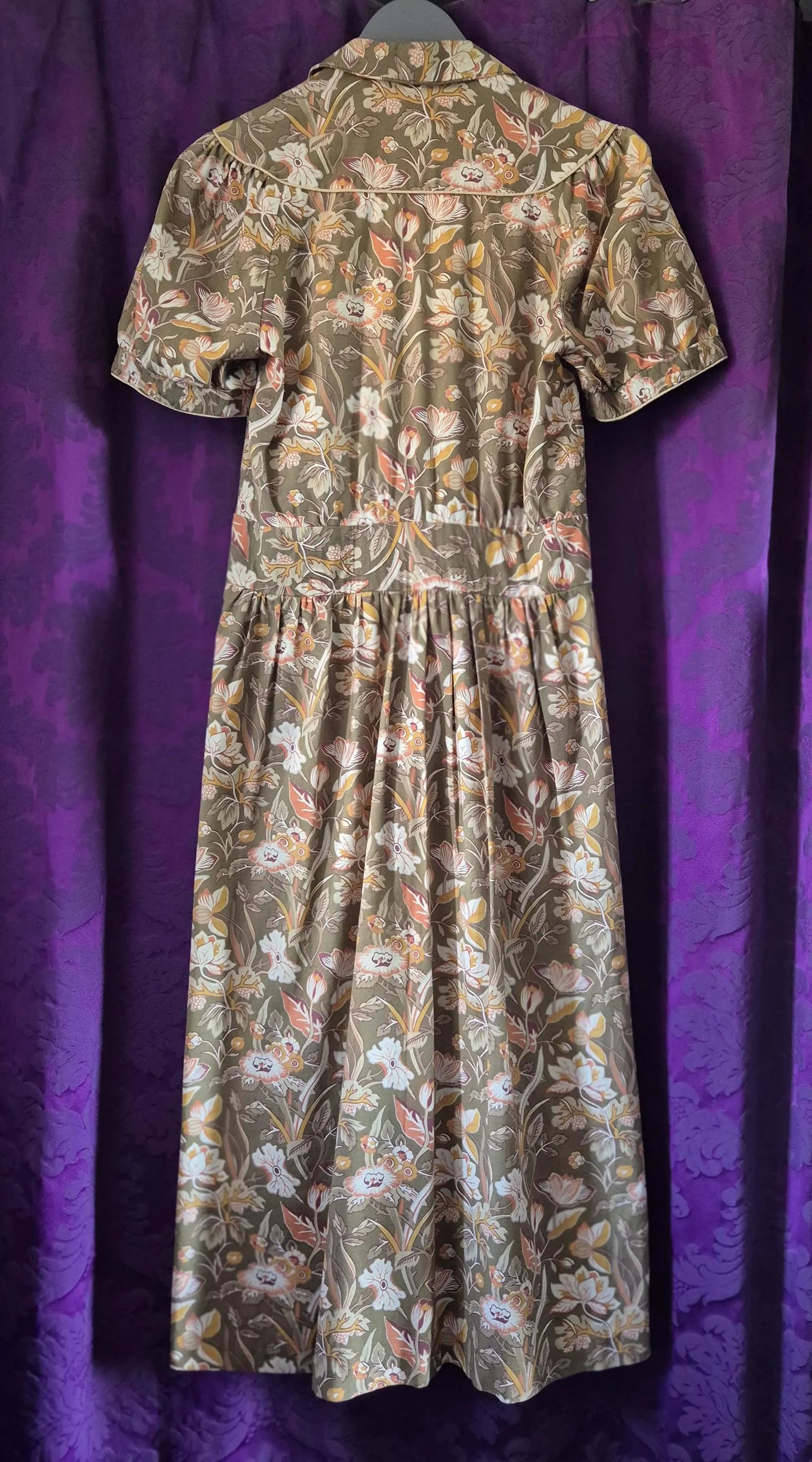 Marion Donaldson cotton chintz floral shirtdress