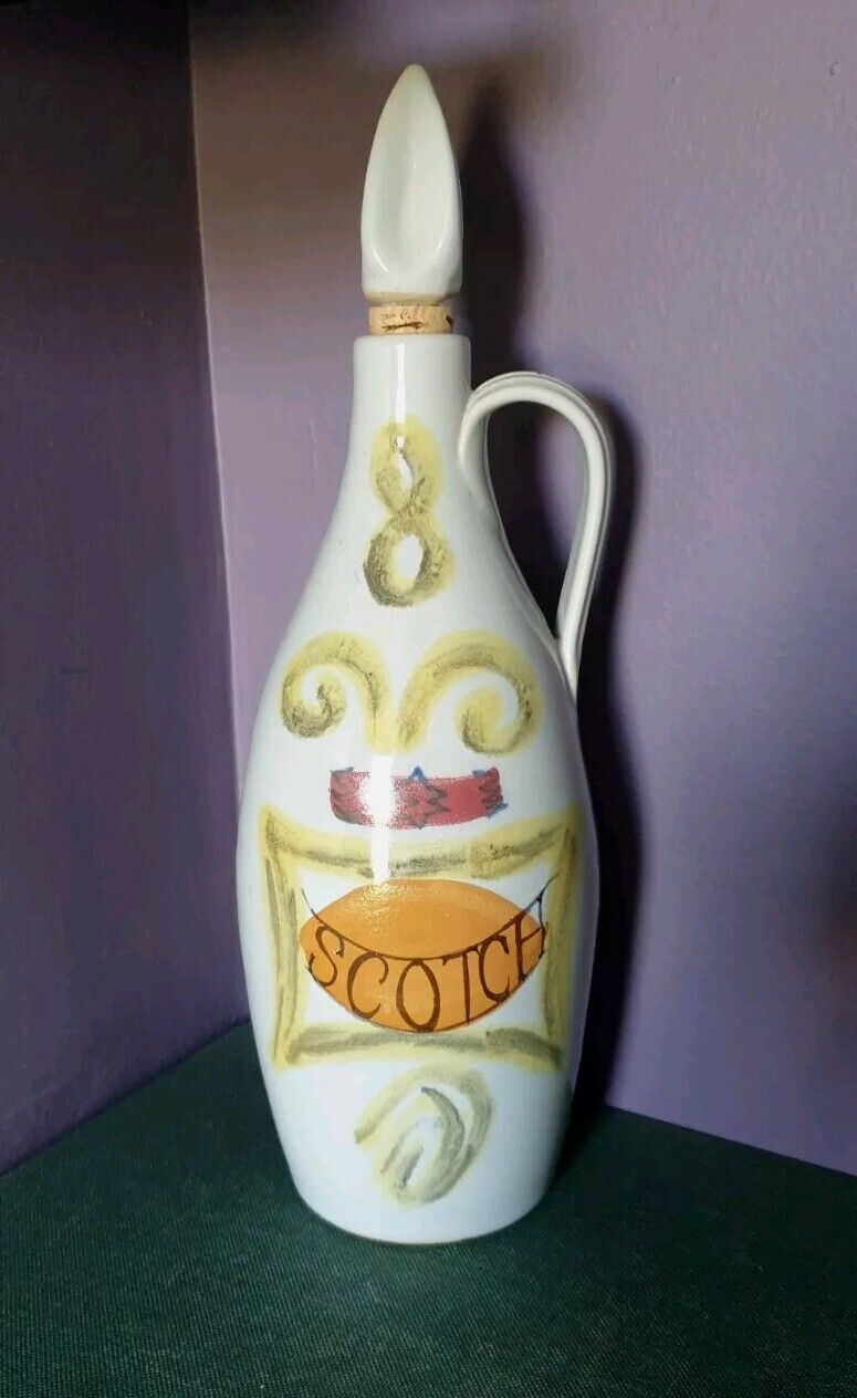 Vintage Buchan Pottery Portobello Scotch Bottle