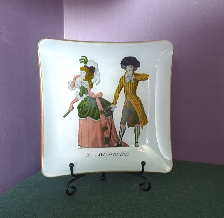 Vintage Costume History Trinket Dishes