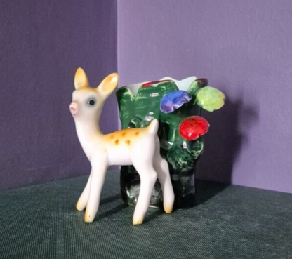 Vintage Tarcisio Tosin La Freccia Ceramic Fawn Plant Pot