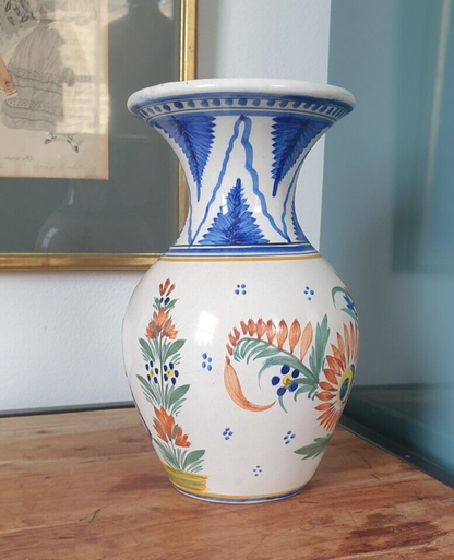 Henriot Quimper Breton Costume Vase