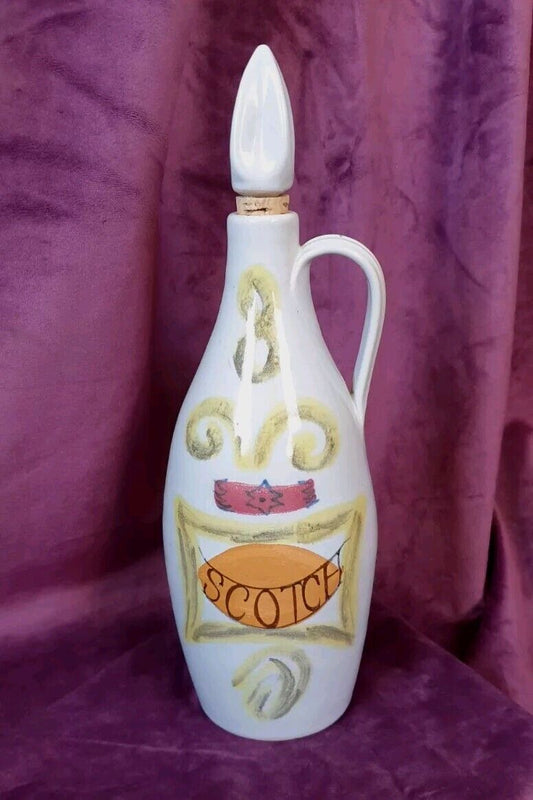 Vintage Buchan Pottery Portobello Scotch Bottle