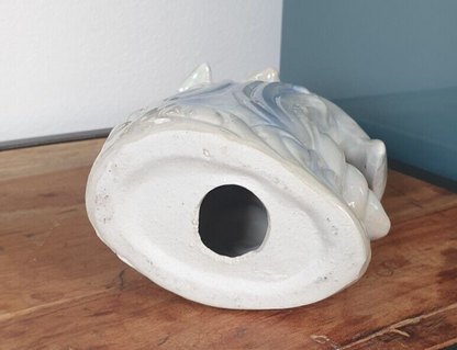 Vintage Lustreware Dolphins on Shell Wave
