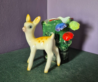 Vintage Tarcisio Tosin La Freccia Ceramic Fawn Plant Pot