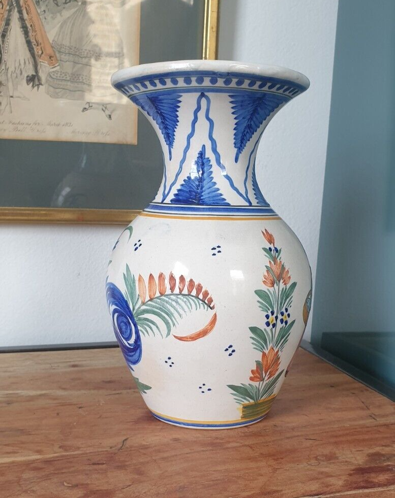 Henriot Quimper Breton Costume Vase