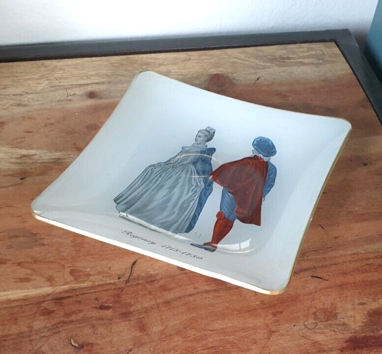 Vintage Costume History Trinket Dishes