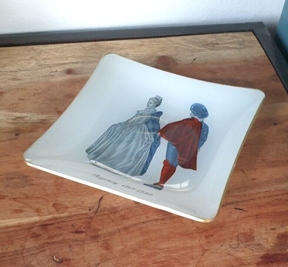 Vintage Costume History Trinket Dishes