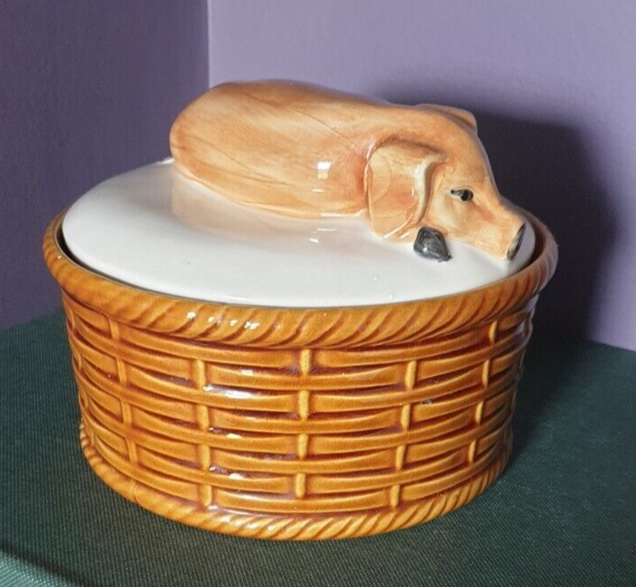 Vintage Ceramic Pig Terrine Dish