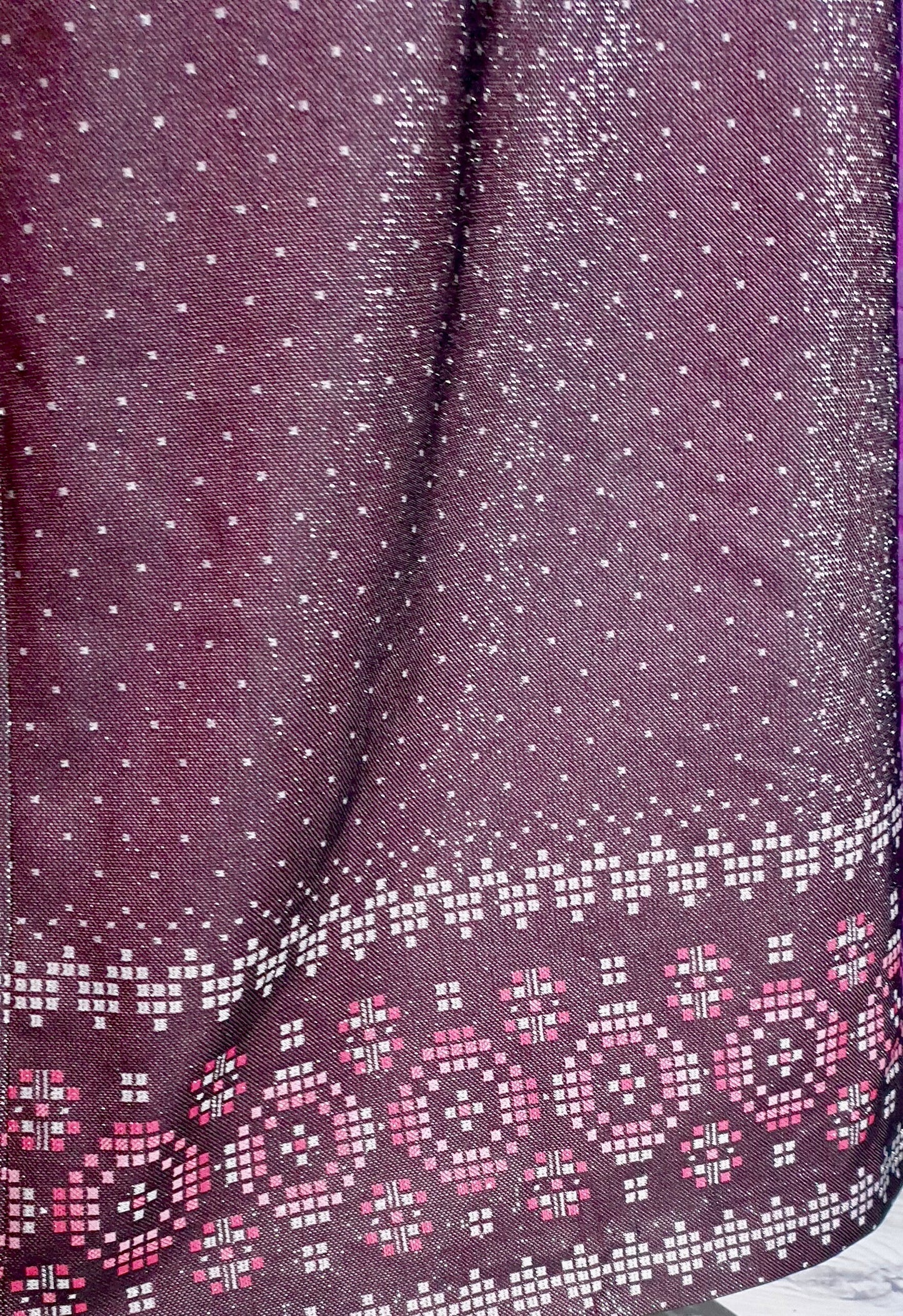 Vintage Purple Shimmer Knit Dress and Jacket by Courtney Jones for Clifton Slimline