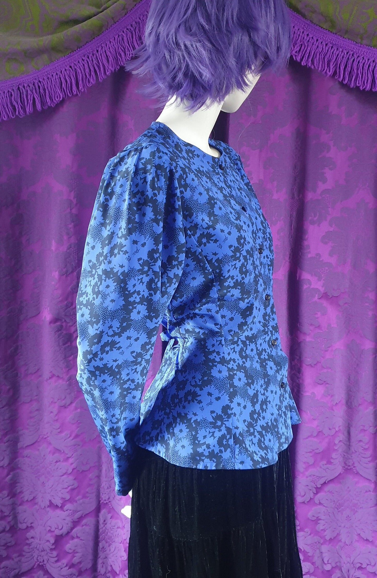 Vintage 1990s Victorian Style Blouse by Country Casuals