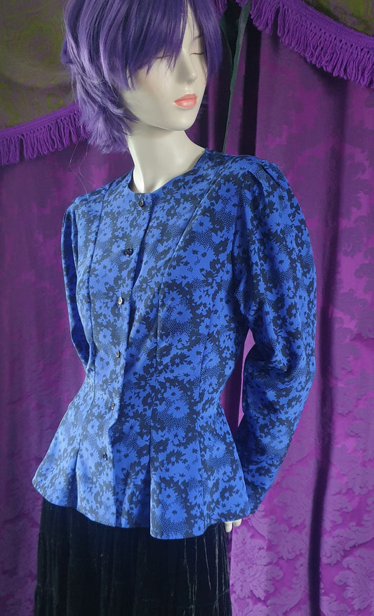 Vintage 1990s Victorian Style Blouse by Country Casuals