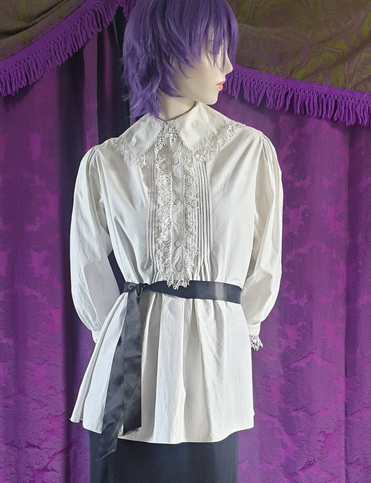 Victorian Frilled Gothic Romance Blouse