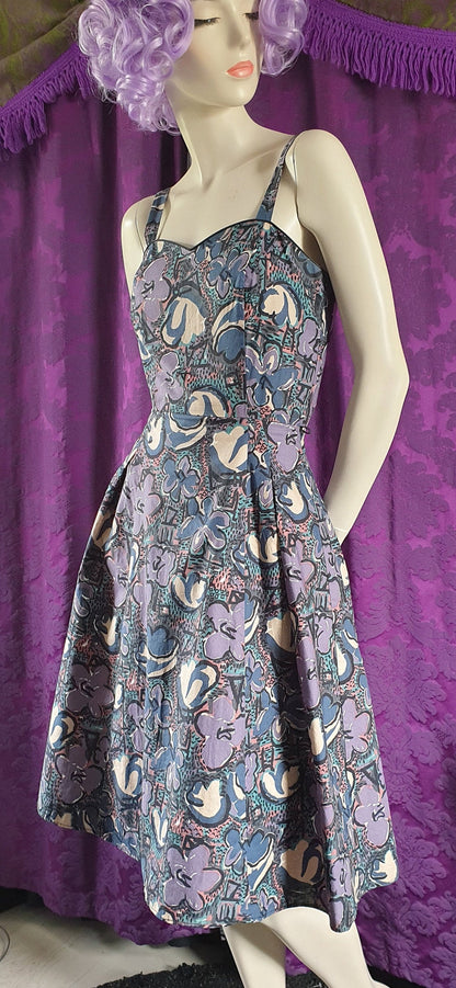 Vintage 1980s Marion Donaldson Cotton Floral Sundress