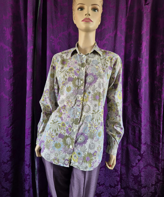 Vintage LIBERTY Floral Shirt by James Meade Shirtmakers