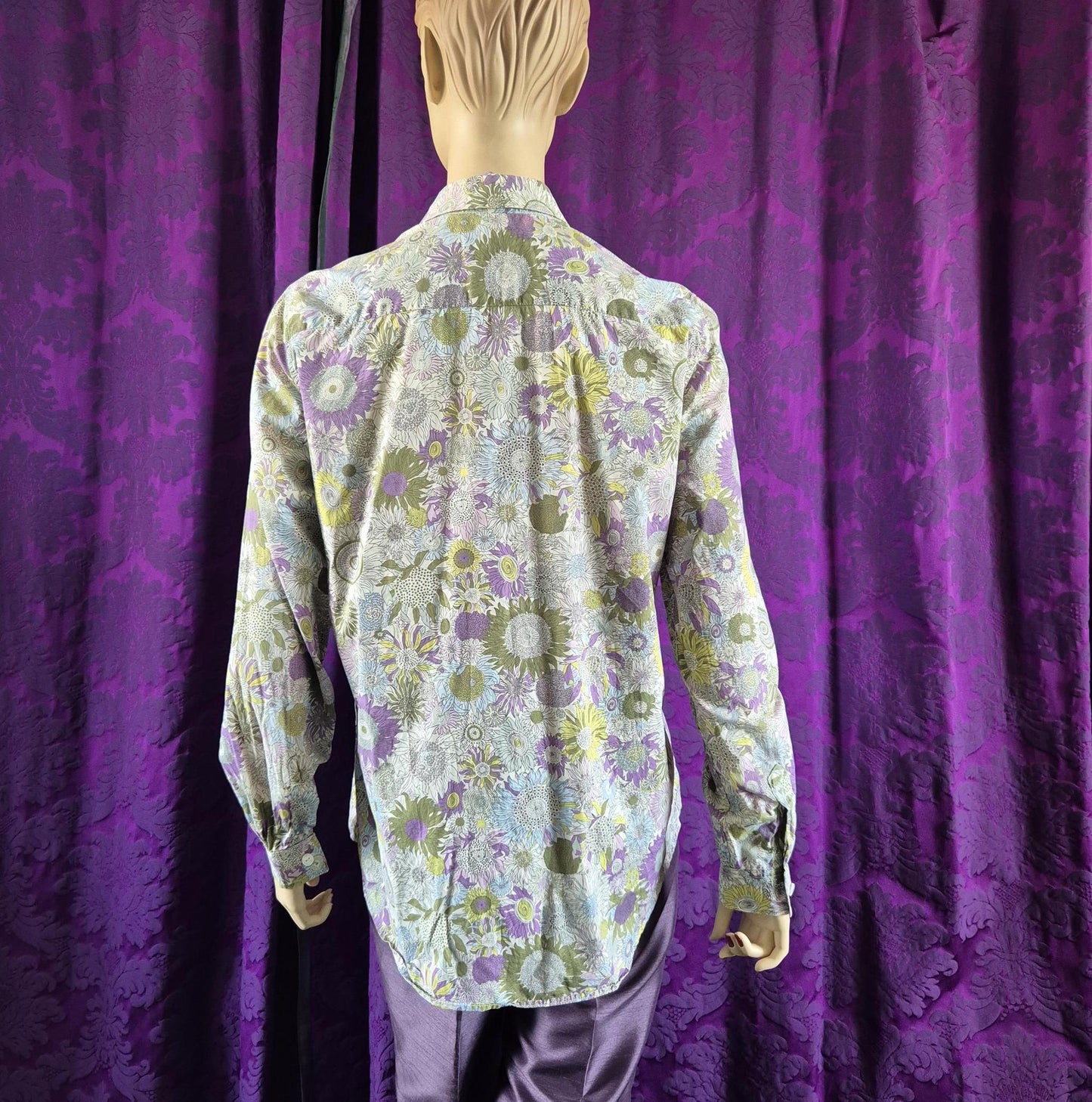 Vintage LIBERTY Floral Shirt by James Meade Shirtmakers