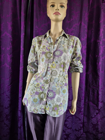 Vintage LIBERTY Floral Shirt by James Meade Shirtmakers