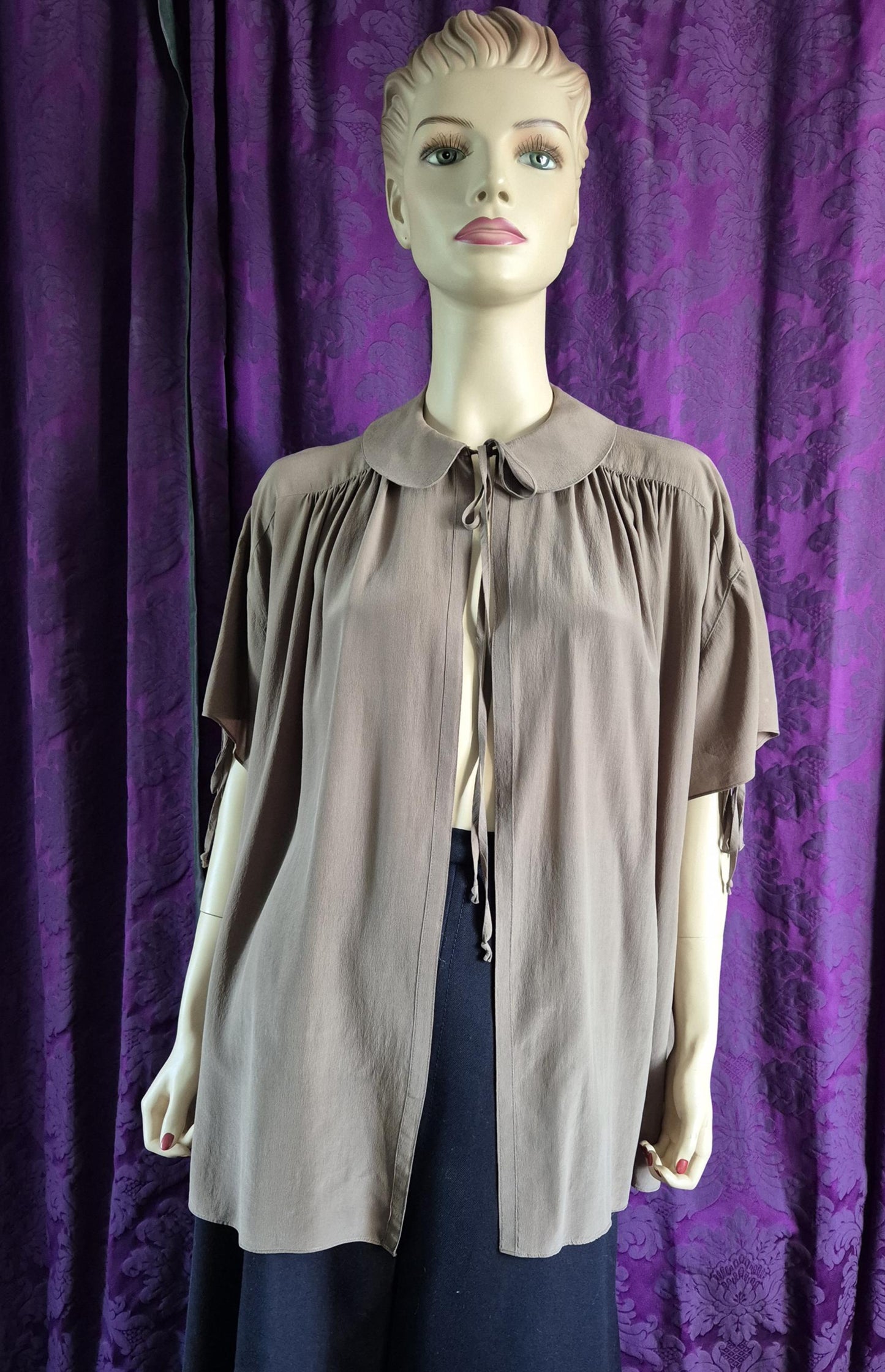 QUORUM by Ossie Clark Silk Poet Blouse
