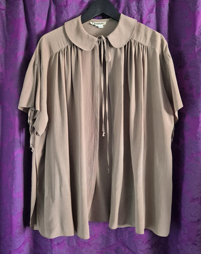 QUORUM by Ossie Clark Silk Poet Blouse