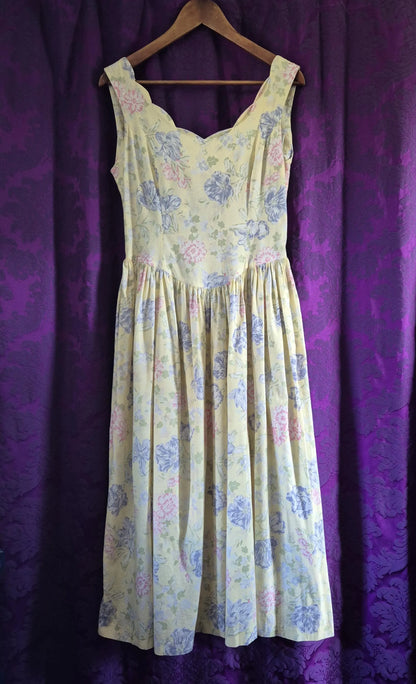Vintage Laura Ashley Cotton Floral Sundress