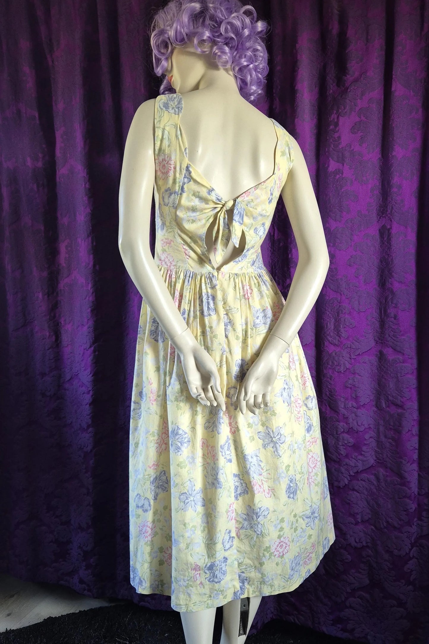 Vintage Laura Ashley Cotton Floral Sundress