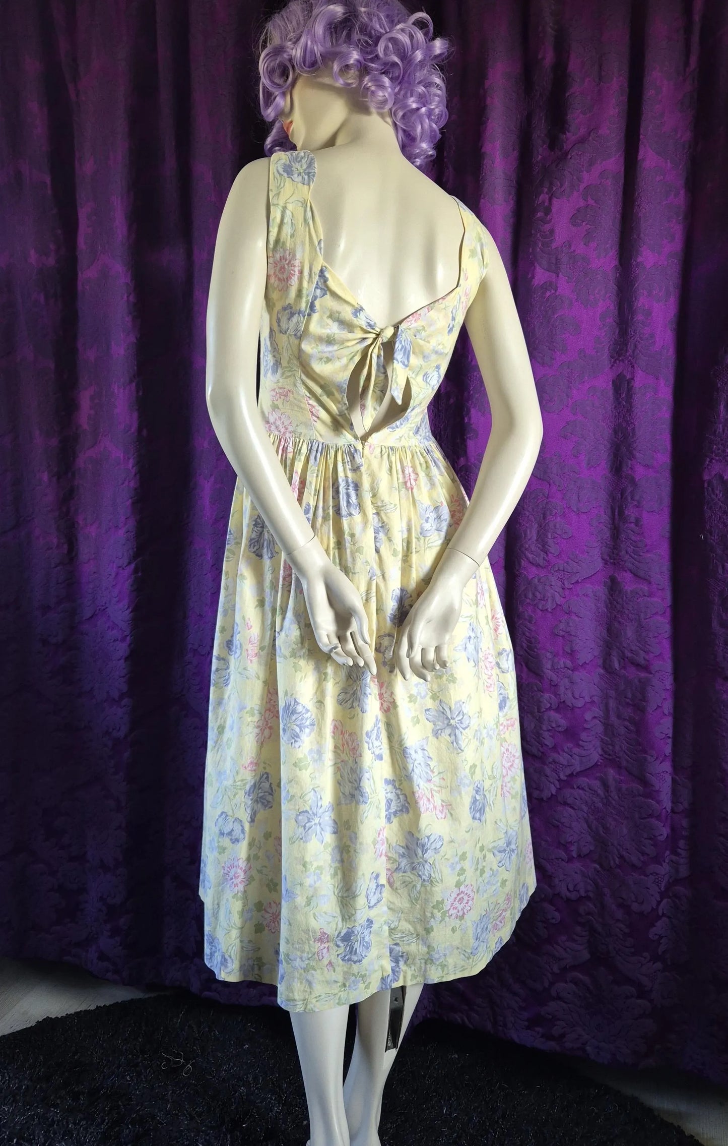 Vintage Laura Ashley Cotton Floral Sundress