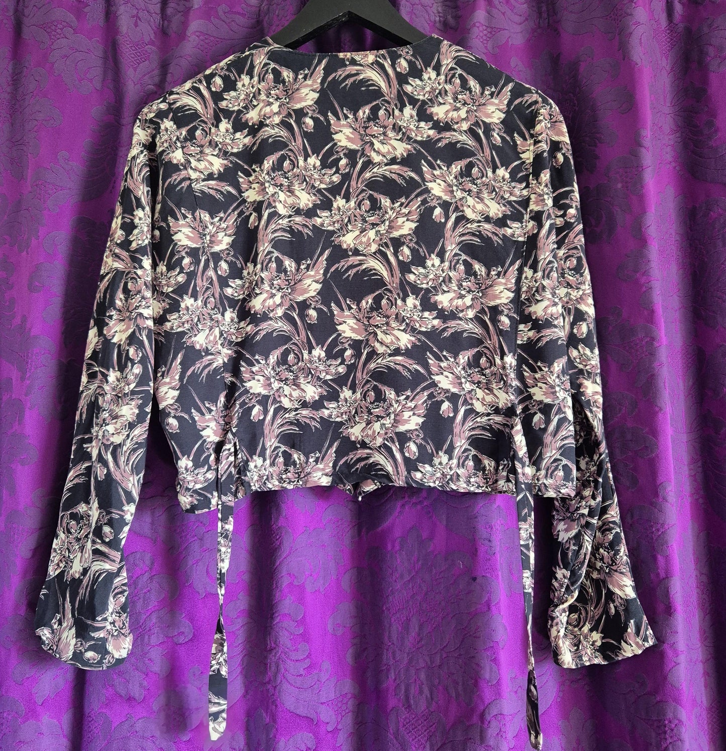 Vintage 1990s LIBERTY of London Floral Print Waistcoat Style Blouse