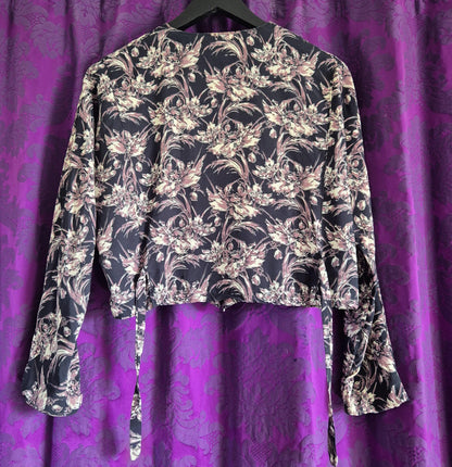 Vintage 1990s LIBERTY of London Floral Print Waistcoat Style Blouse