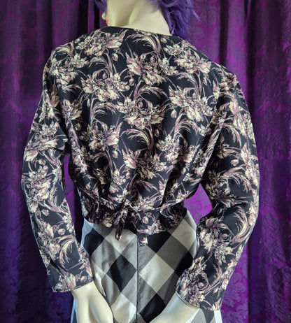 Vintage 1990s LIBERTY of London Floral Print Waistcoat Style Blouse