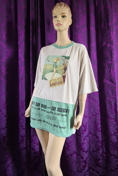 Vintage 1990s Usedco Venus Pin-Up Postmodern Art T-Shirt