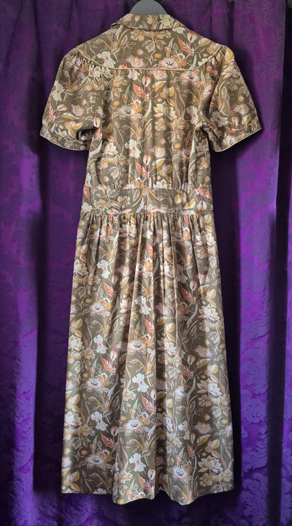 Marion Donaldson cotton chintz floral shirtdress