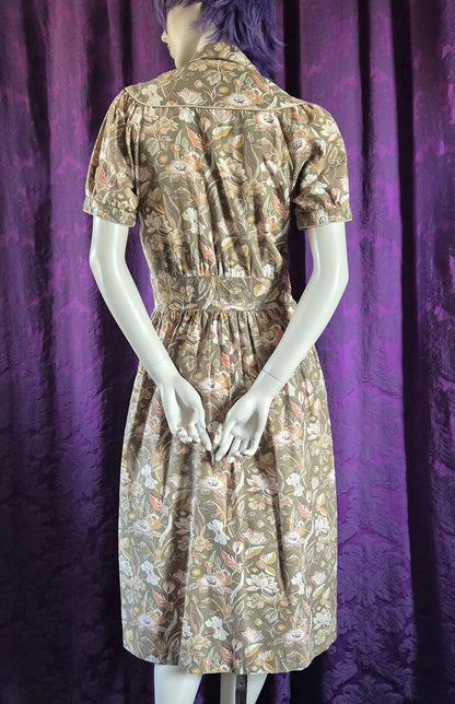 Marion Donaldson cotton chintz floral shirtdress