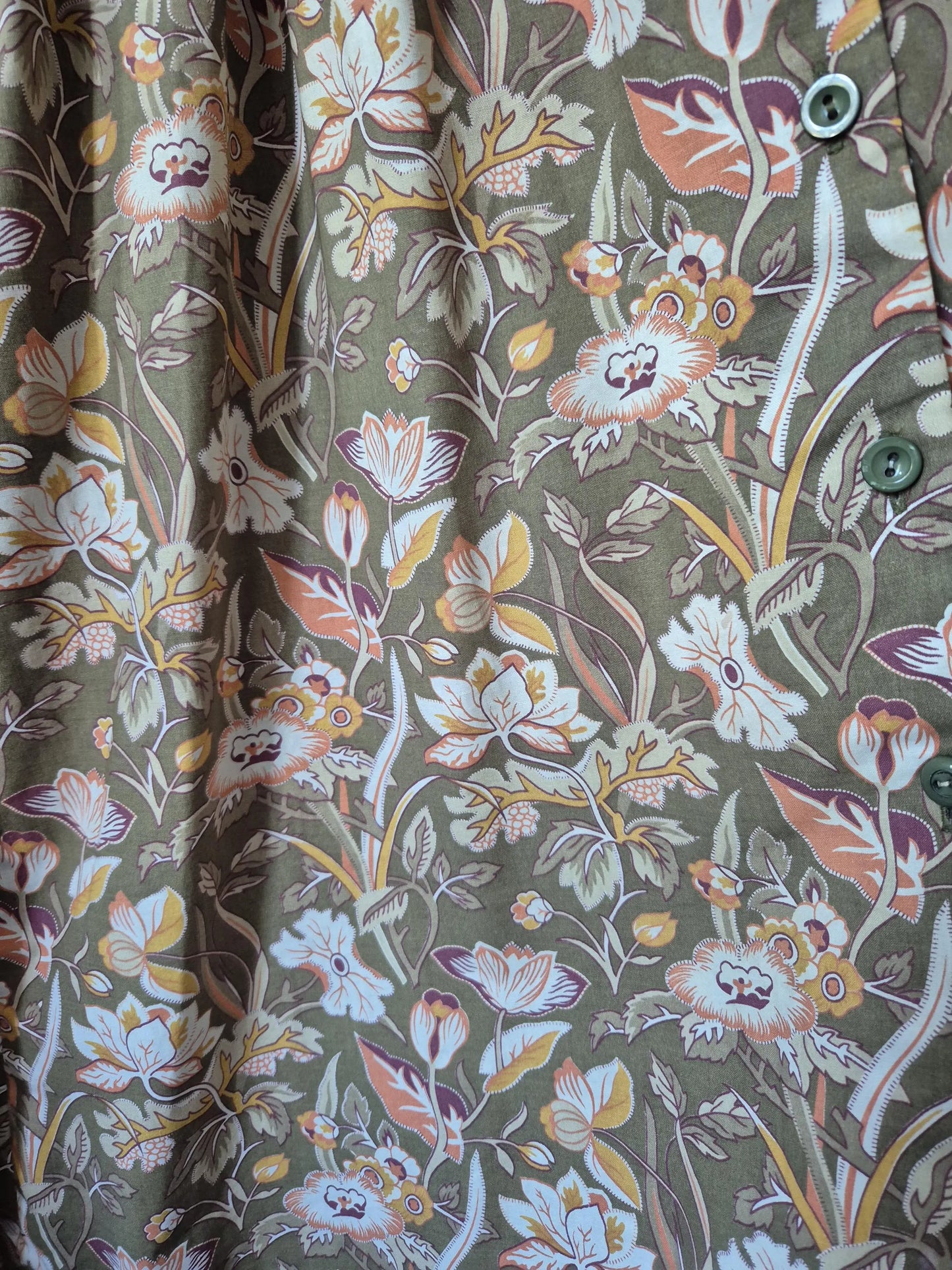 Marion Donaldson cotton chintz floral shirtdress