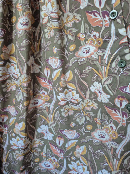 Marion Donaldson cotton chintz floral shirtdress