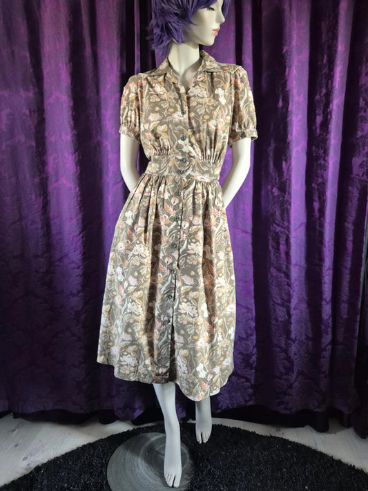 Marion Donaldson cotton chintz floral shirtdress