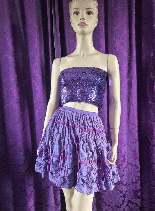 Vintage Purple London Rave Skirt
