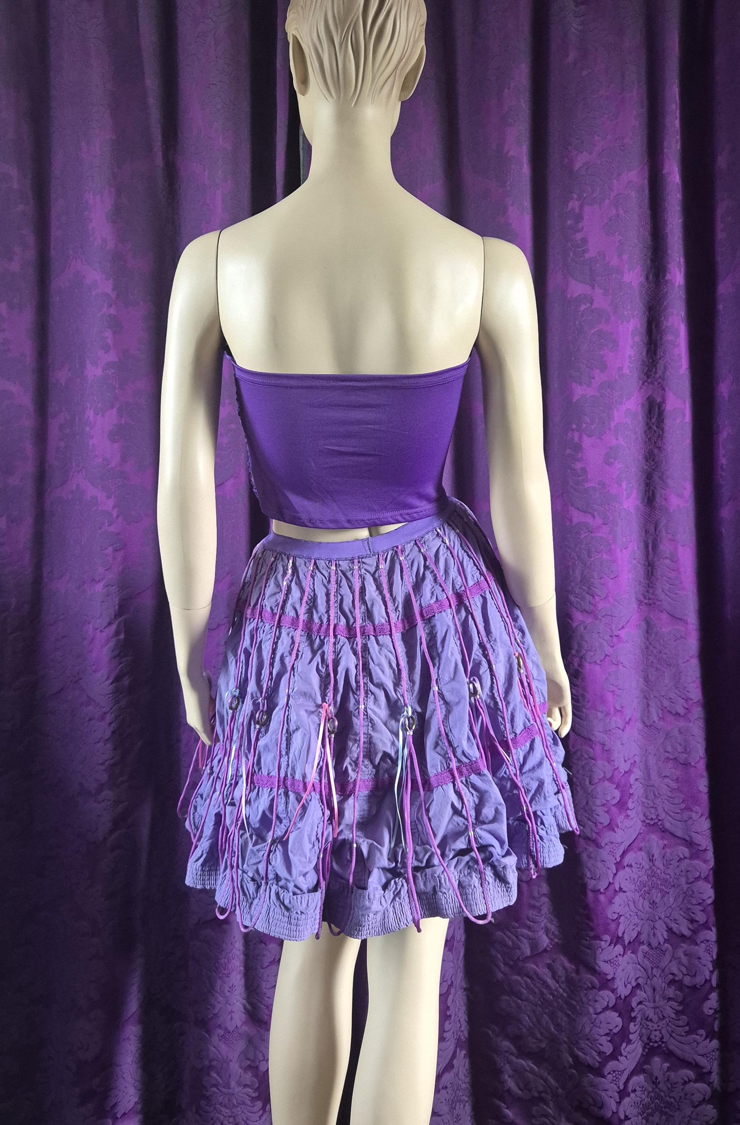 Vintage Purple London Rave Skirt