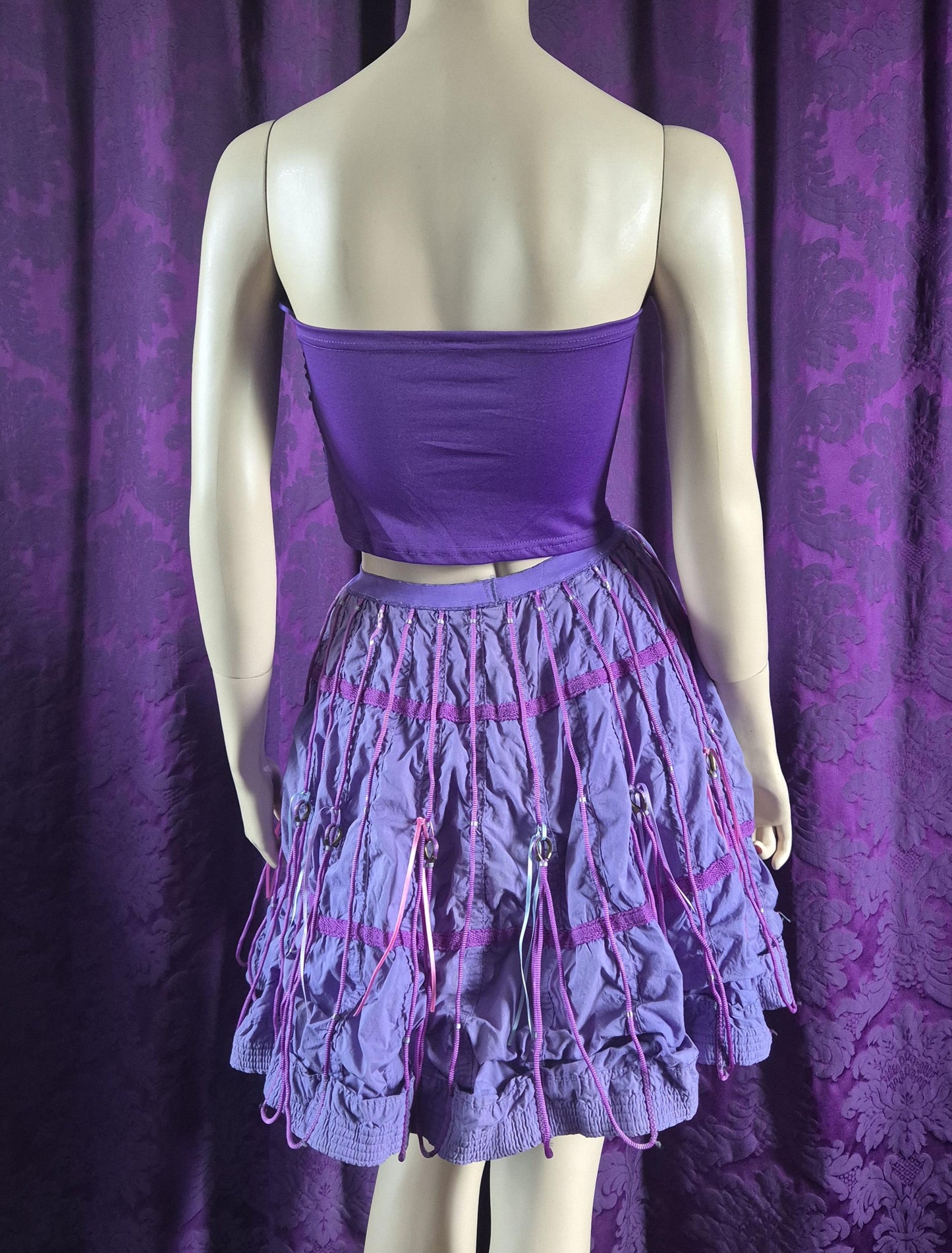Vintage Purple London Rave Skirt