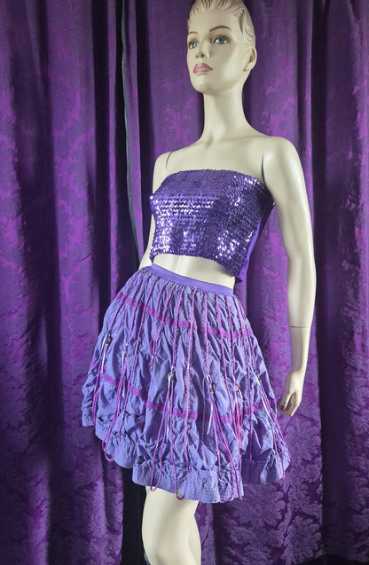 Vintage Purple London Rave Skirt