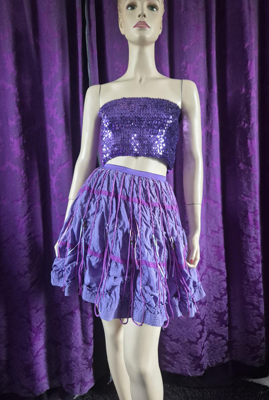 Vintage Purple London Rave Skirt