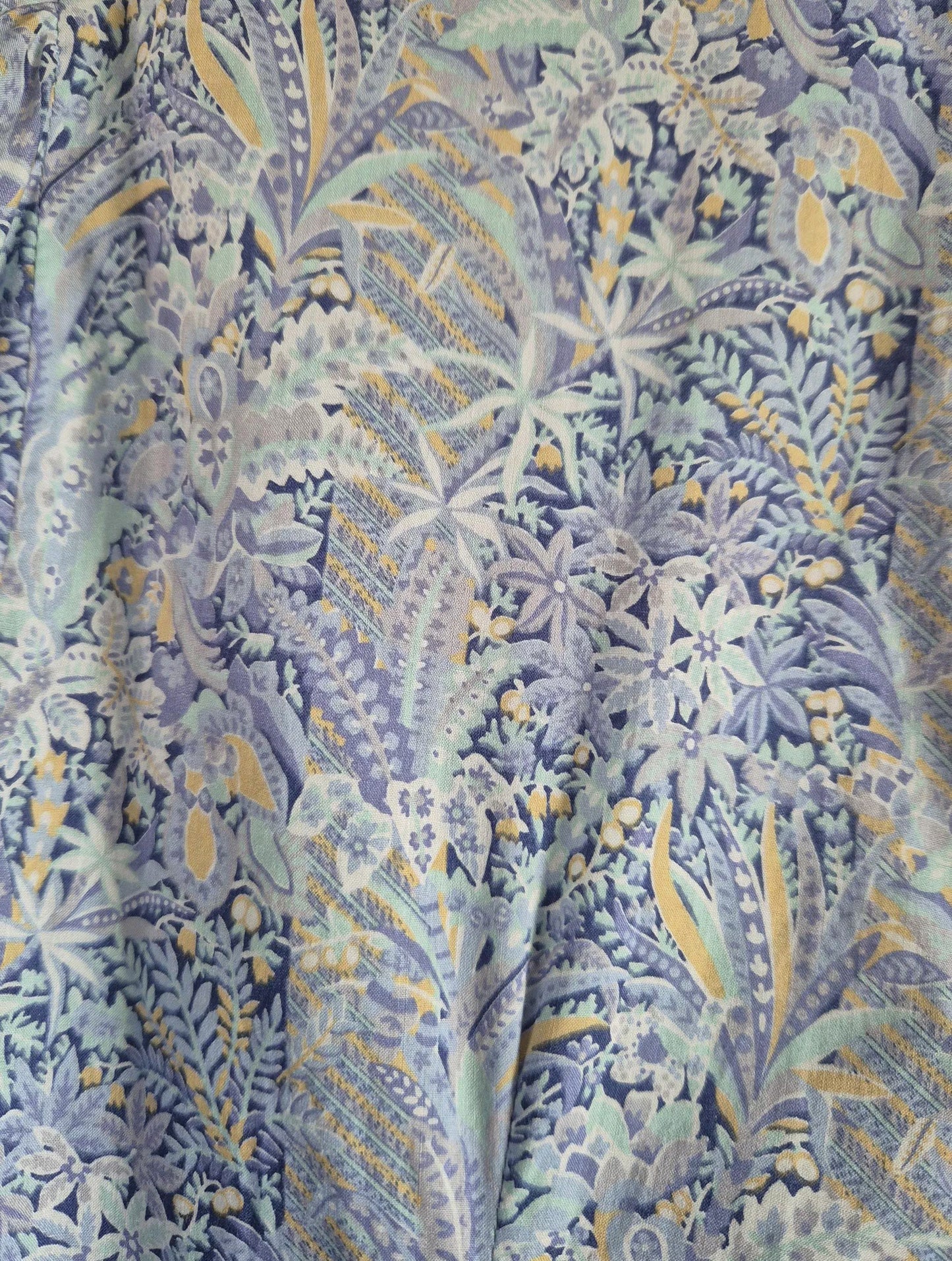 Vintage 1970s Origin for Liberty of London Cotton Print Smock Dress