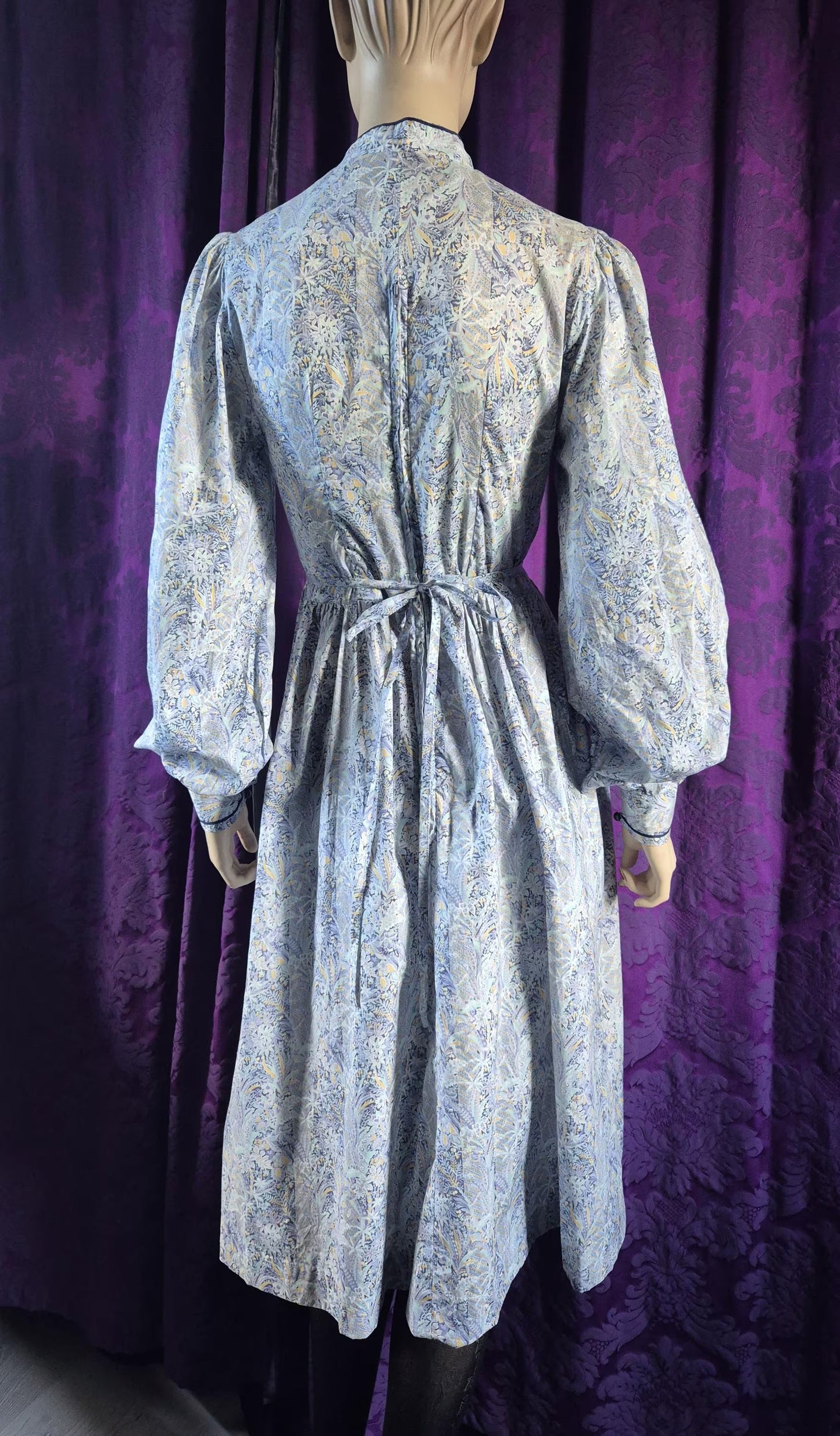 Vintage 1970s Origin for Liberty of London Cotton Print Smock Dress