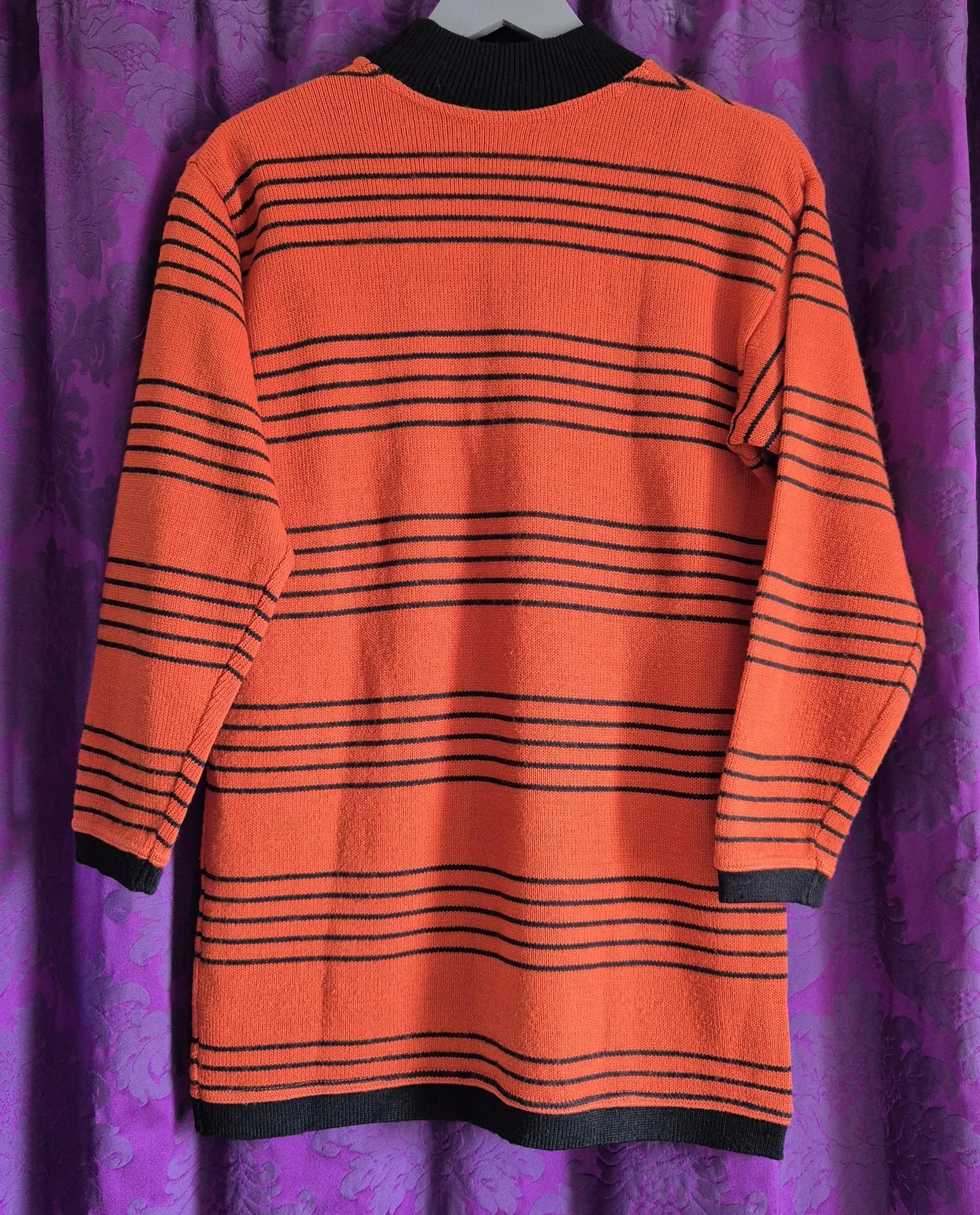 Vintage Novelty "I Like the Night" Jumper with Appliqué Cabaret Singer