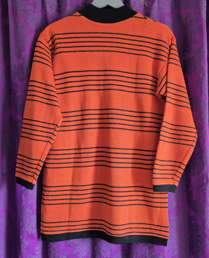 Vintage Novelty "I Like the Night" Jumper with Appliqué Cabaret Singer