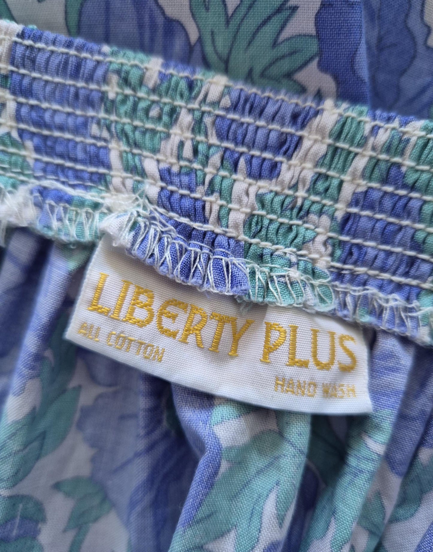 Vintage Liberty of London Cotton Floral Print Skirt